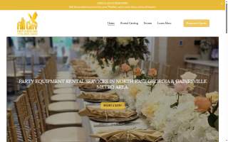 All City Party Rentals of Gainesville website