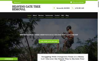 Heavens Gate Tree Service website