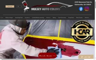 Hulsey Auto Colors website