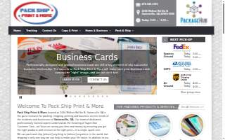 Pack Ship Print & More website