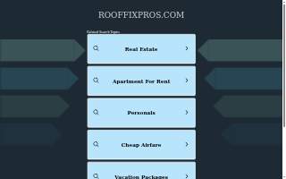 Roof Repair Specialists website