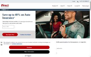 Direct Auto Insurance of Fort Lauderdale website
