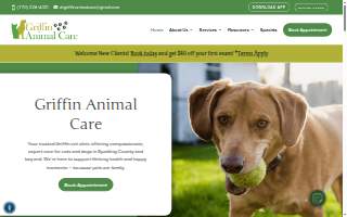 Griffin Animal Care website