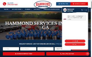 Hammond Services website