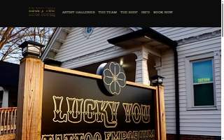 Lucky You Tattoo Emporium website