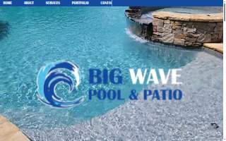 Big Wave Pool & Patio website