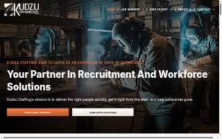 Kudzu Staffing Inc website