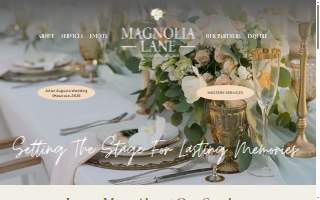 Magnolia Lane Events & Production, LLC website