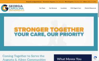 Nicholas M. Capito, MD - Georgia Carolina Orthopedics website