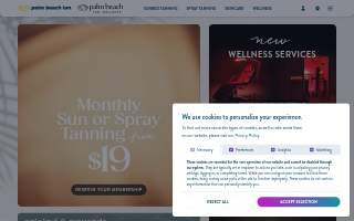 Palm Beach Tan website