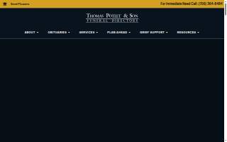 Thomas Poteet & Son Funeral Directors of Grovetown website