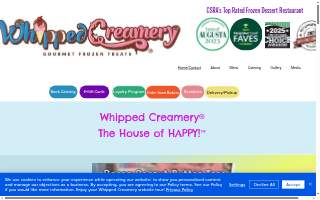 Whipped Creamery website