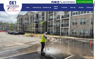 CK1 Pressure Washing website