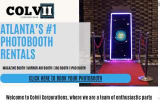Colvii Corps Mirror Air Booth and 360 Booth Rentals of Hampton website