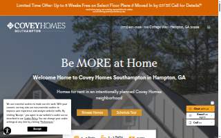 Covey Homes Southampton - Homes for Rent website
