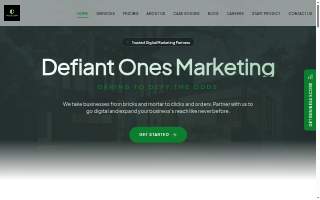 Defiant Ones Marketing LLC website