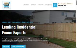 Hamrick Fence website