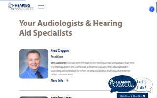 Hearing Associates website