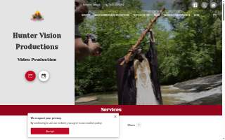 Hunter Vision Productions website