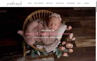 Jennifer Snook Photography website