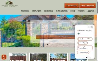 Natural Enclosures Fence Company of Hampton website
