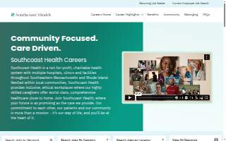 SouthCoast Health website