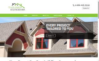 Tailored Exteriors website