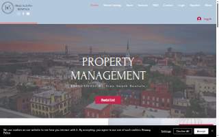 True South Rentals website