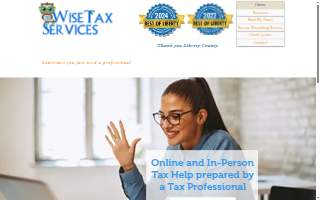 Wise Tax Services website