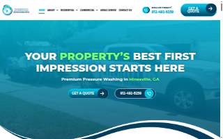 XteriClean Pressure Washing website