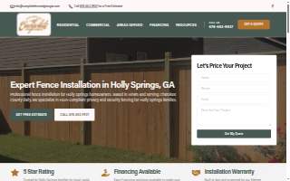 Complete Fence of Georgia website