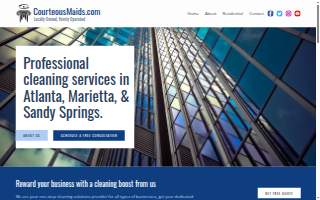 Courteous Maids website