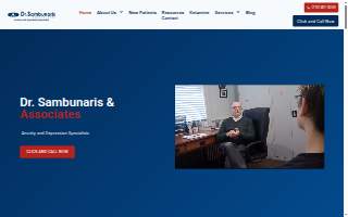 Dr. Sambunaris & Associates - Psychiatry & Ketamine website