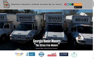 Georgia Home Movers website