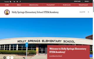 Holly Springs Elementary School STEM Academy website