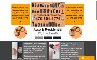 Locksmith Veterans GA of Holly Springs website
