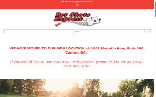 Pet Shots Express website