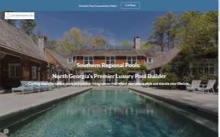 Southern Regional Pools of Holly Springs website
