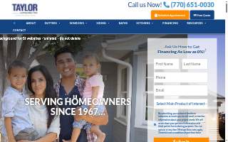 Taylor Construction website