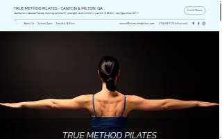 True Method Pilates website
