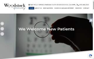Woodstock Optometry website