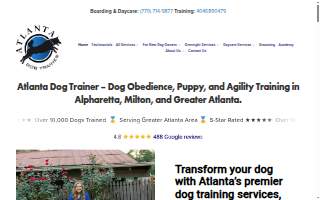 Atlanta Dog Trainer website