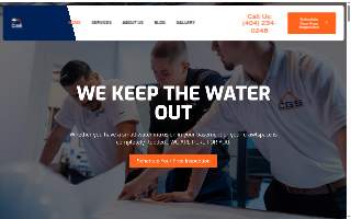 CGS Waterproofing & Foundations website