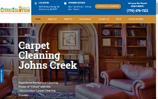 CitruSolution Carpet Cleaning of Johns Creek website