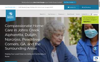 Comfort Keepers of Johns Creek website