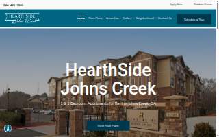 HearthSide Johns Creek website