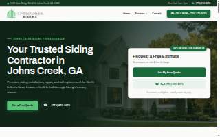 Johns Creek Siding website