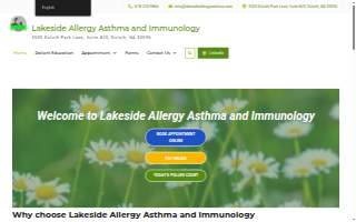 Lakeside Allergy Asthma and Immunology, LLC website