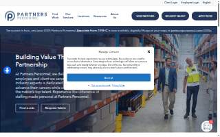 Partners Personnel website