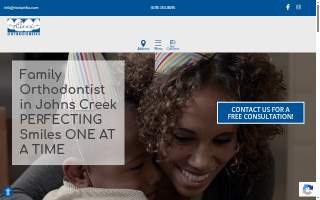 Ricci Orthodontics website
